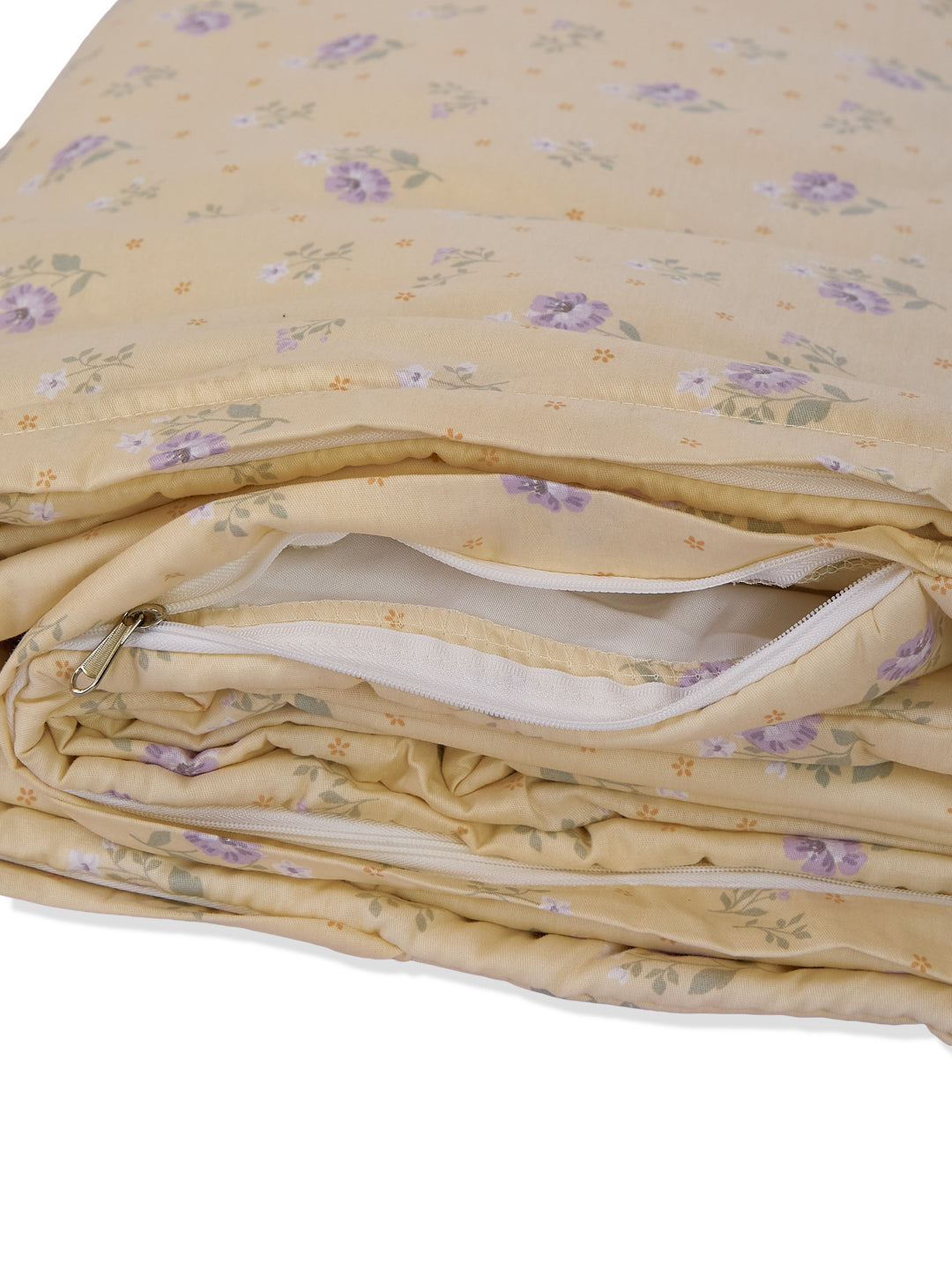 Premium Floral Print Double Bed 3 Ply 100 GSM Comforter Classique Warm Hug Collection Weight 2.5 kg