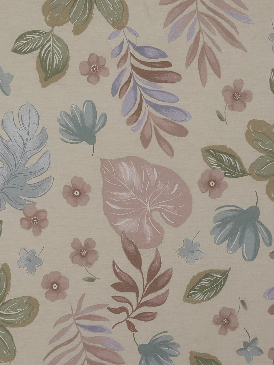 Premium Leaf Print Double Bed 3 Ply 100 GSM Comforter Classique Warm Hug Collection Weight 2.5 kg