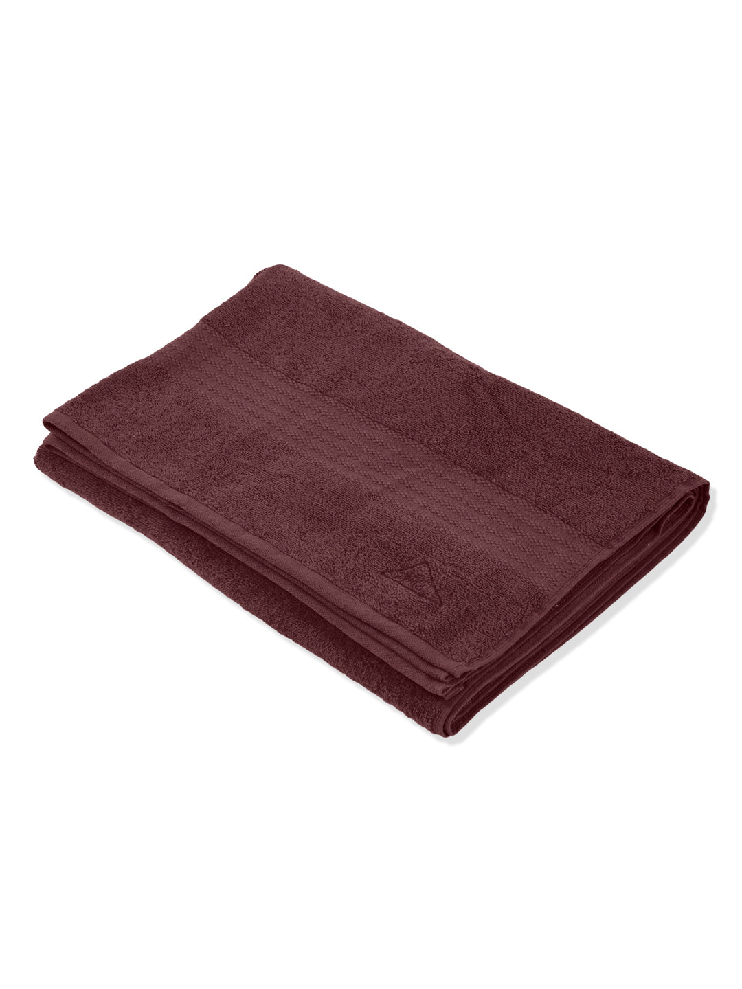 Maroon Pure Cotton Solid 380 GSM Car Towel 1 Piece (Jazz Collection)