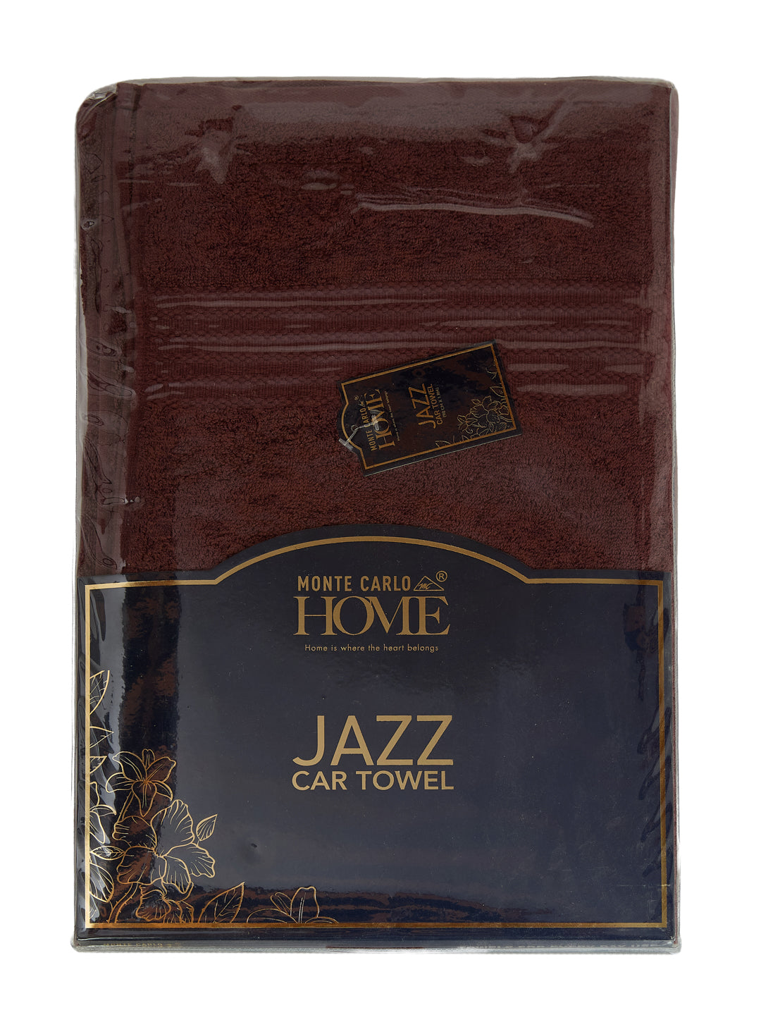 Maroon Pure Cotton Solid 380 GSM Car Towel 1 Piece (Jazz Collection)