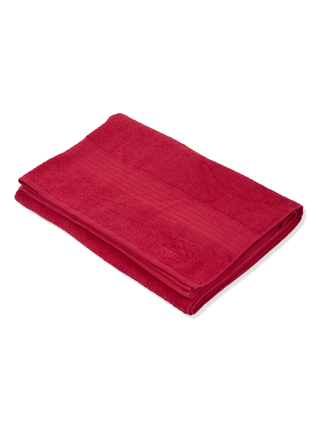 Rose Red Pure Cotton Solid 380 GSM Car Towel 1 Piece (Jazz Collection)