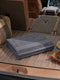 Grey Pure Cotton Solid 380 GSM Car Towel 1 Piece (Jazz Collection)