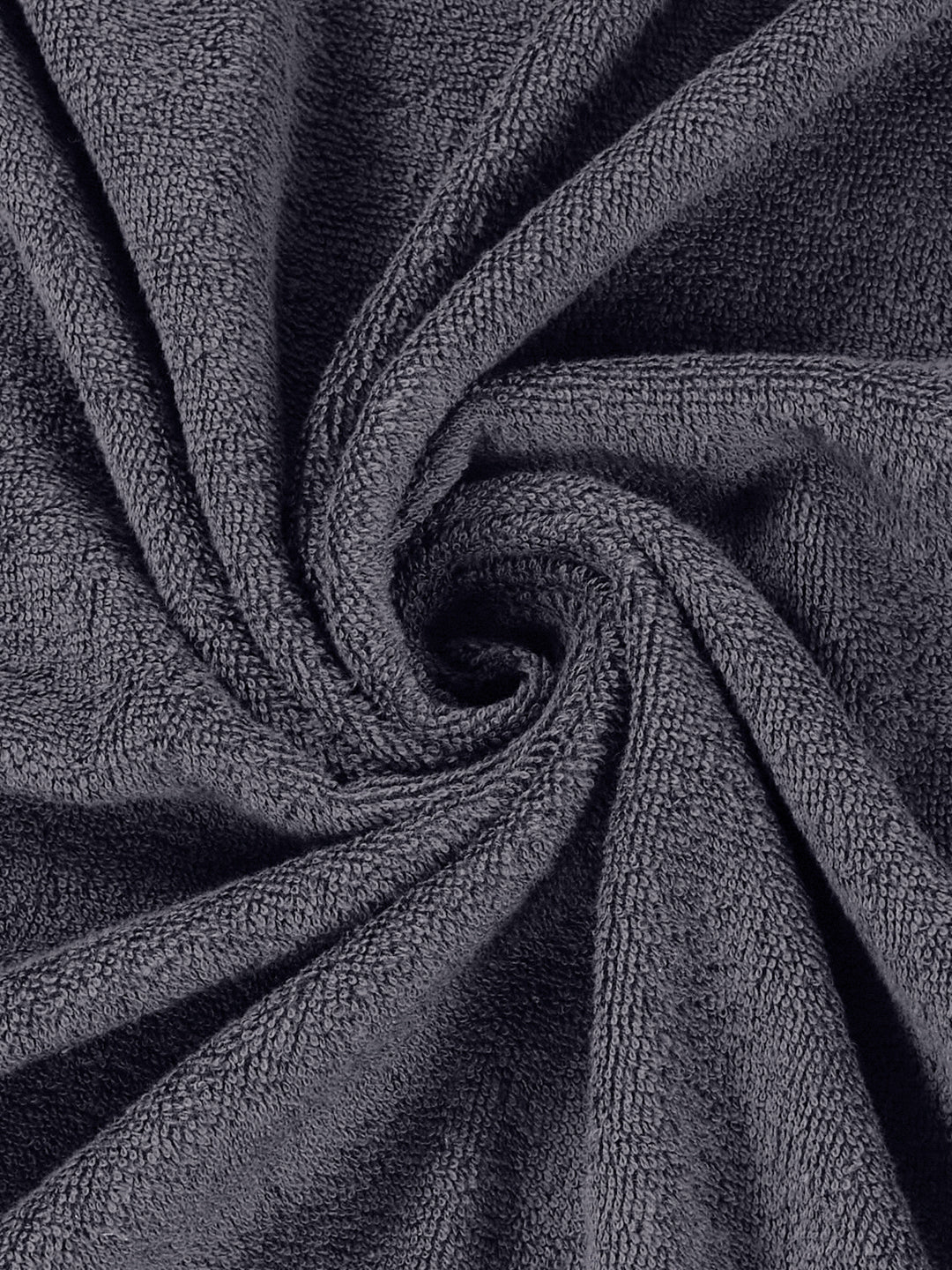 Grey Pure Cotton Solid 380 GSM Car Towel 1 Piece (Jazz Collection)