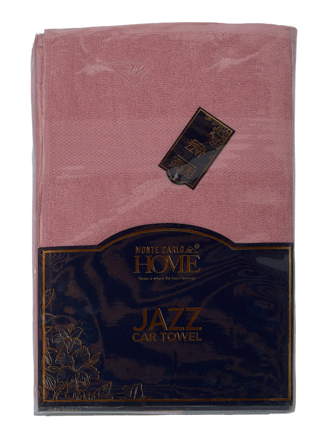 Quartz Pink Pure Cotton Solid 380 GSM Car Towel 1 Piece (Jazz Collection)