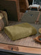 Khaki Pure Cotton Solid 380 GSM Car Towel 1 Piece (Jazz Collection)