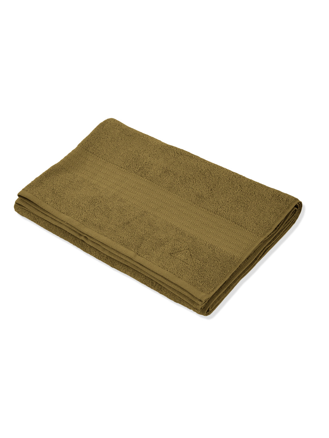 Khaki Pure Cotton Solid 380 GSM Car Towel 1 Piece (Jazz Collection)
