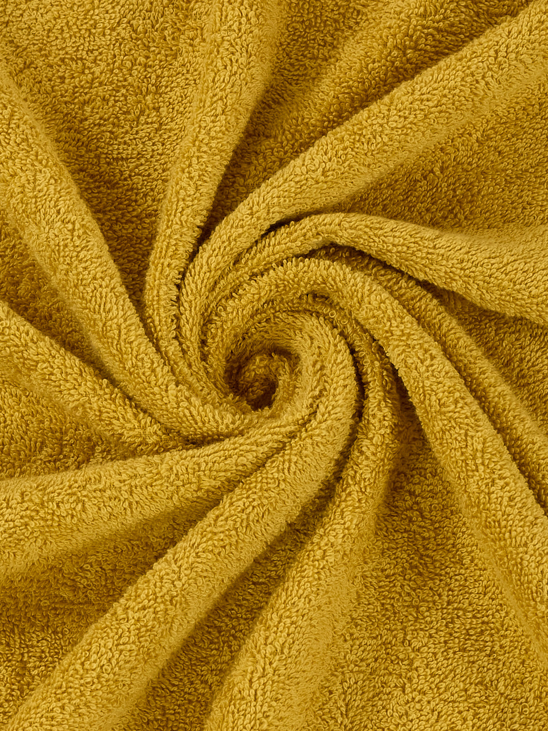 Yellow Pure Cotton Solid 380 GSM Car Towel 1 Piece (Jazz Collection)