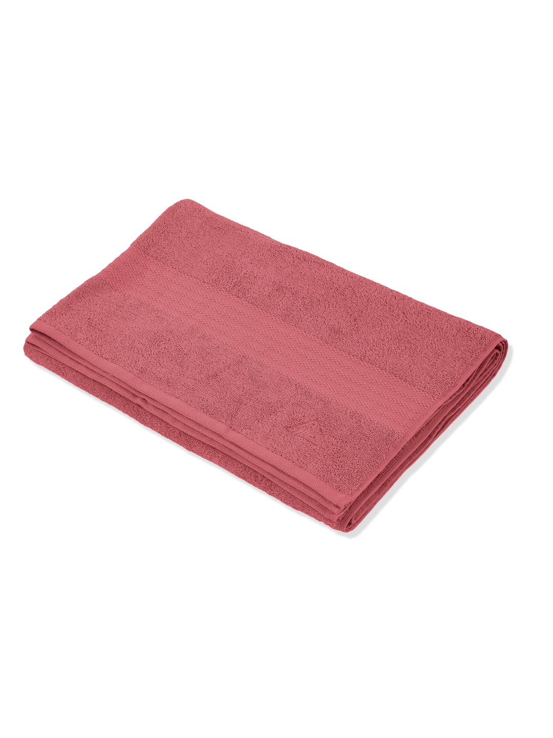 Peach Pure Cotton Solid 380 GSM Car Towel 1 Piece (Jazz Collection)