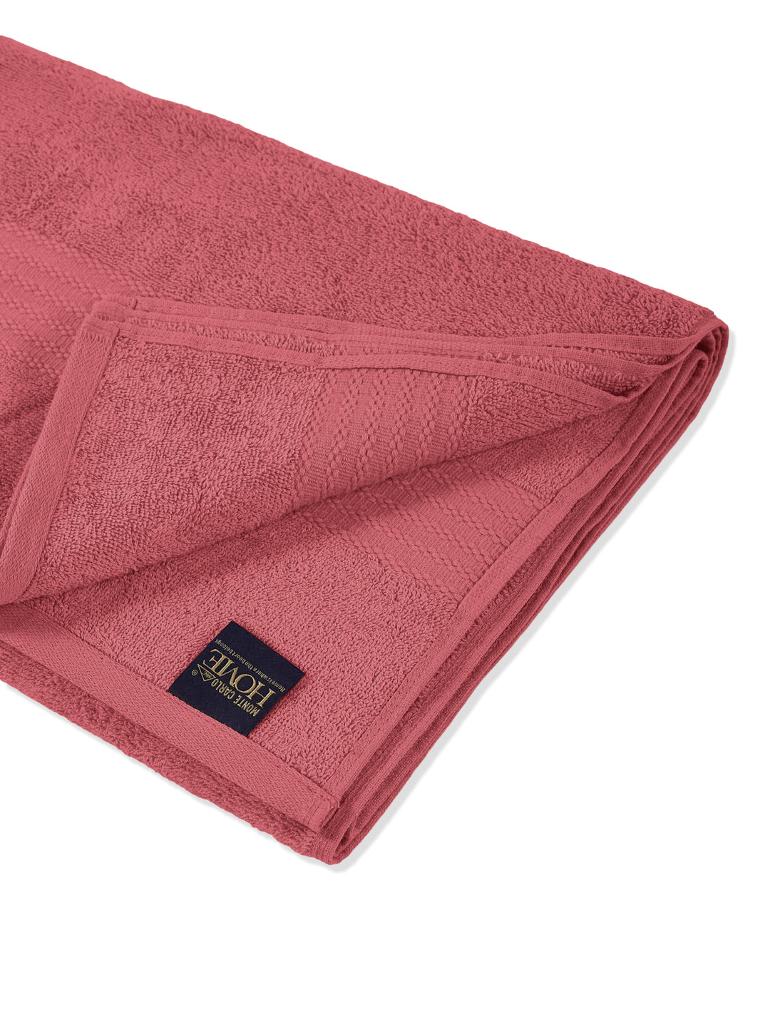 Peach Pure Cotton Solid 380 GSM Car Towel 1 Piece (Jazz Collection)