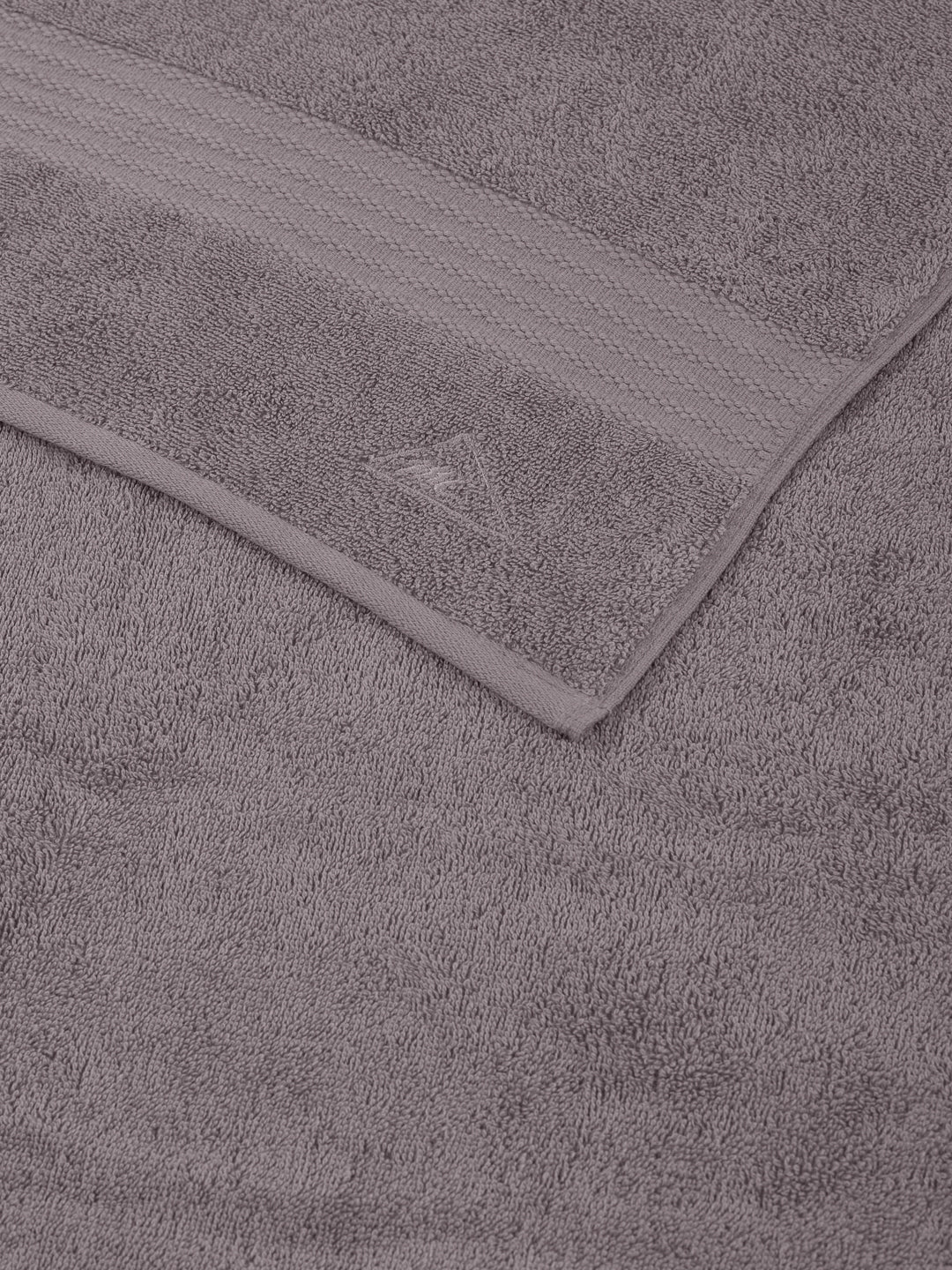 Grey Pure Cotton Solid 380 GSM Car Towel 1 Piece (Jazz Collection)
