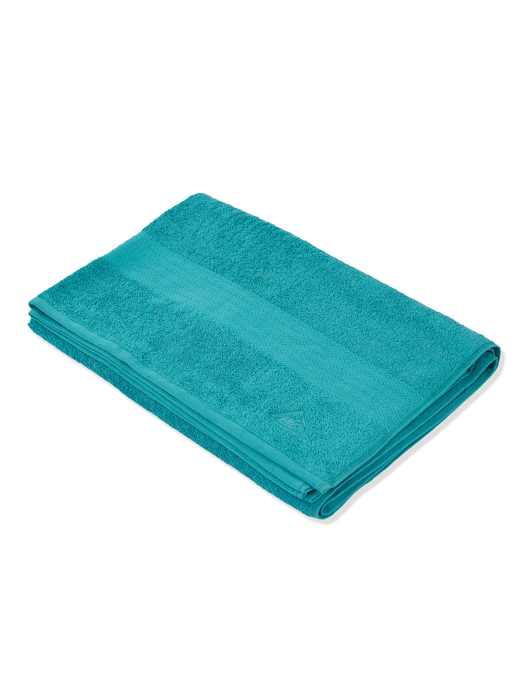 Blue Pure Cotton Solid 380 GSM Car Towel 1 Piece (Jazz Collection)