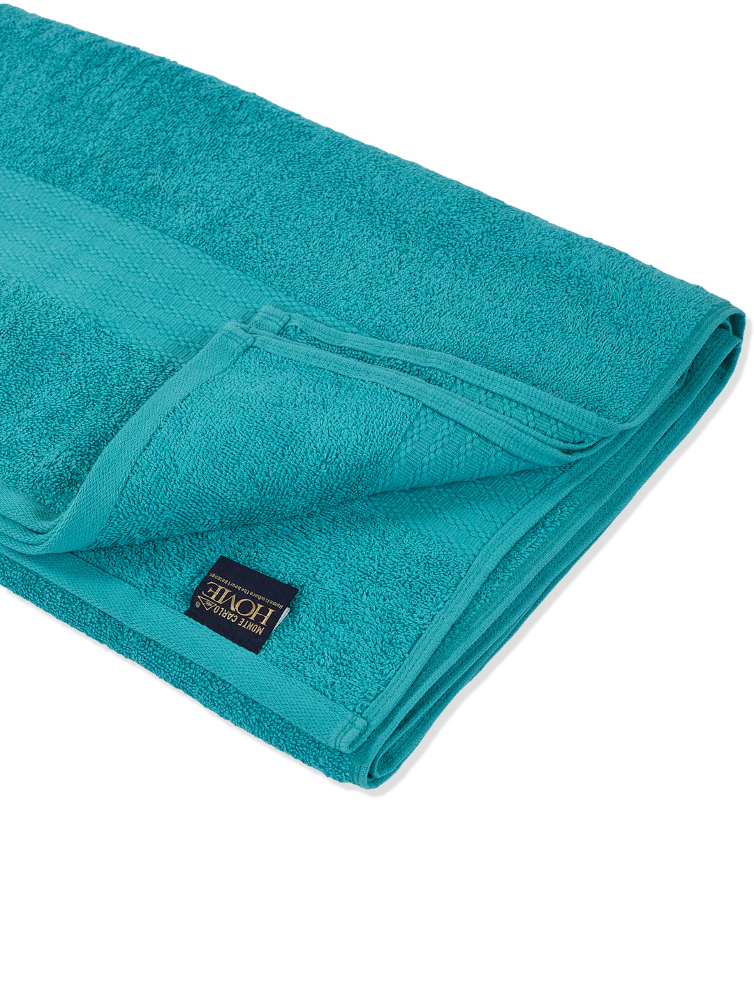 Blue Pure Cotton Solid 380 GSM Car Towel 1 Piece (Jazz Collection)