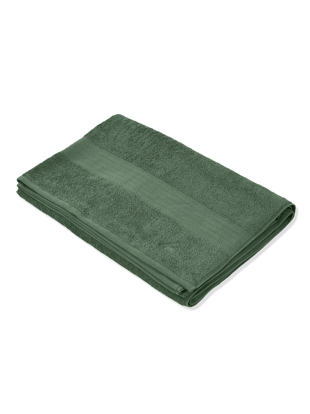 Green Pure Cotton Solid 380 GSM Car Towel 1 Piece (Jazz Collection)