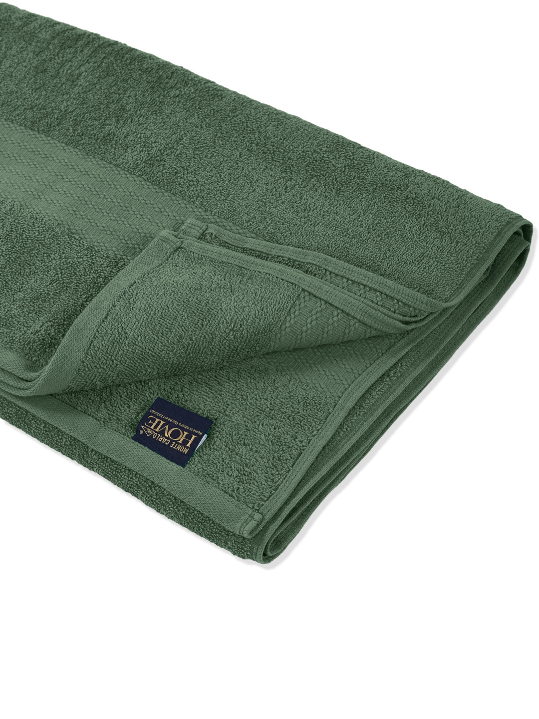 Green Pure Cotton Solid 380 GSM Car Towel 1 Piece (Jazz Collection)