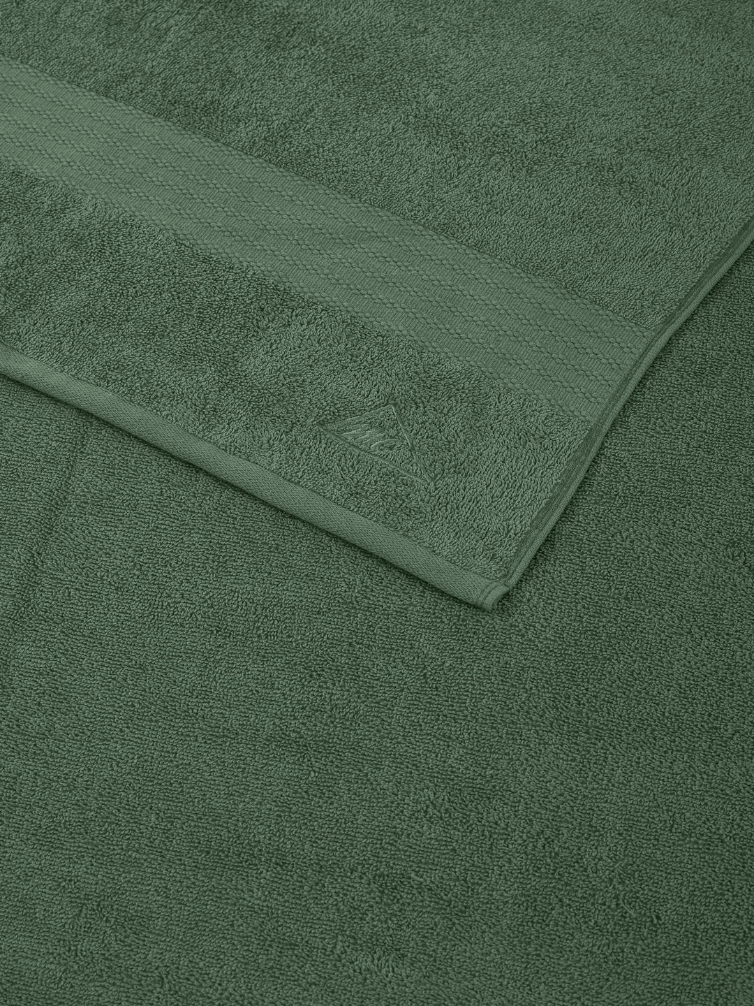 Green Pure Cotton Solid 380 GSM Car Towel 1 Piece (Jazz Collection)