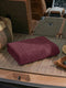 Maroon Pure Cotton Solid 380 GSM Car Towel 1 Piece (Jazz Collection)