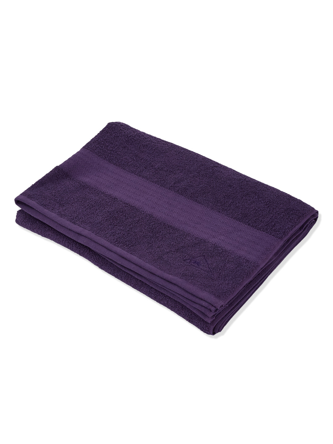 Purple Pure Cotton Solid 380 GSM Car Towel 1 Piece (Jazz Collection)