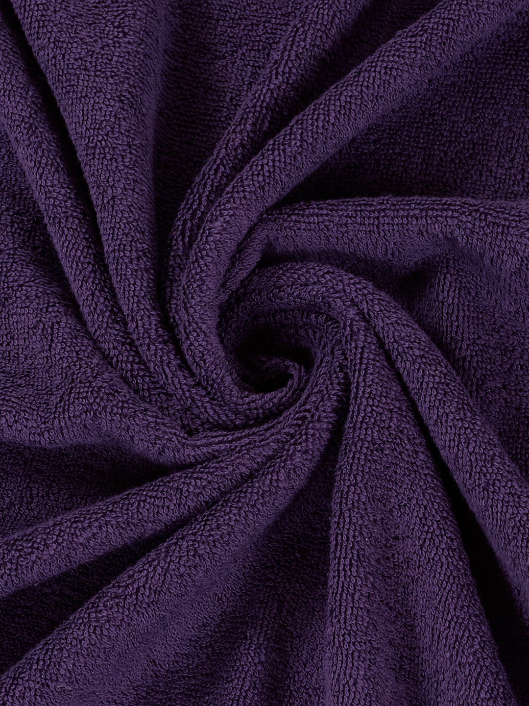 Purple Pure Cotton Solid 380 GSM Car Towel 1 Piece (Jazz Collection)