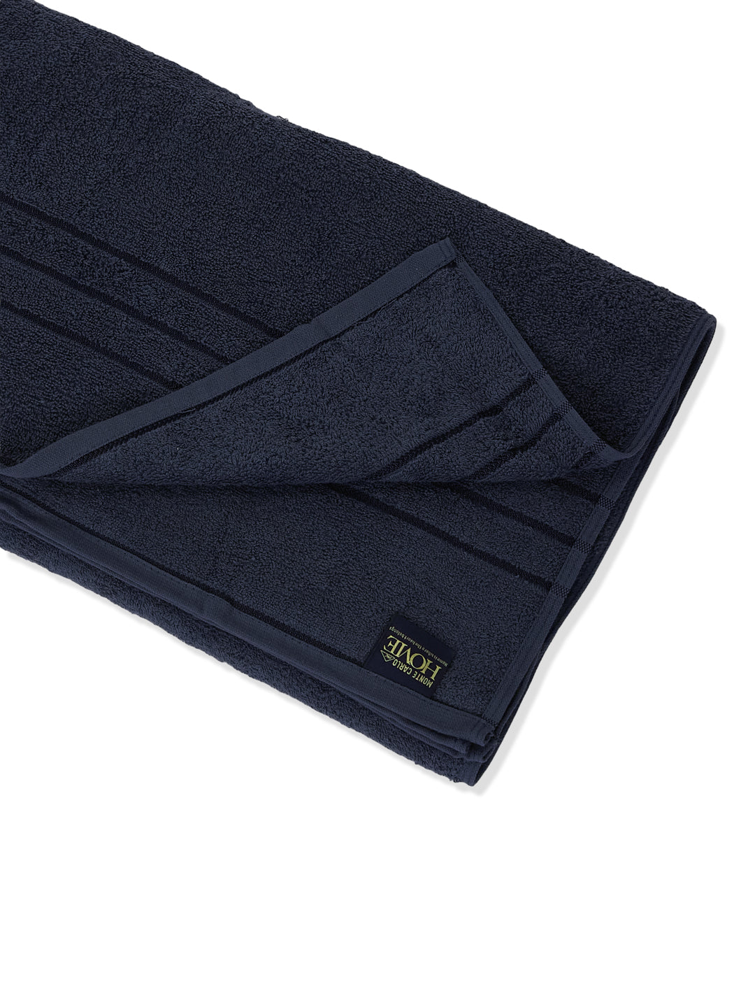 Navy Blue Pure Cotton Solid 340 GSM Car Towel 1 Piece (Soho Collection)