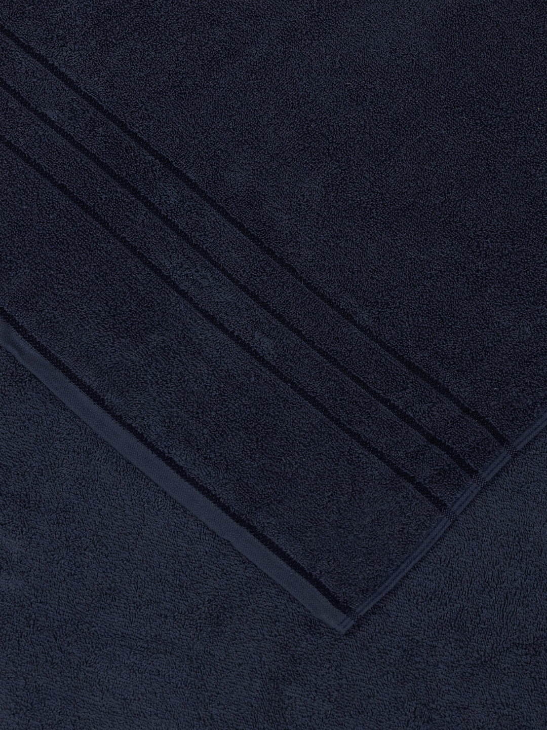 Navy Blue Pure Cotton Solid 340 GSM Car Towel 1 Piece (Soho Collection)