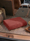 Red Pure Cotton Solid 340 GSM Car Towel 1 Piece (Soho Collection)