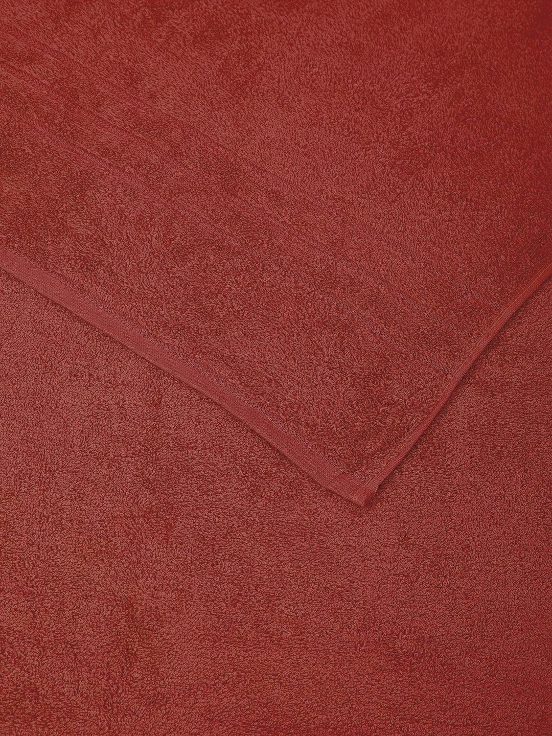 Red Pure Cotton Solid 340 GSM Car Towel 1 Piece (Soho Collection)