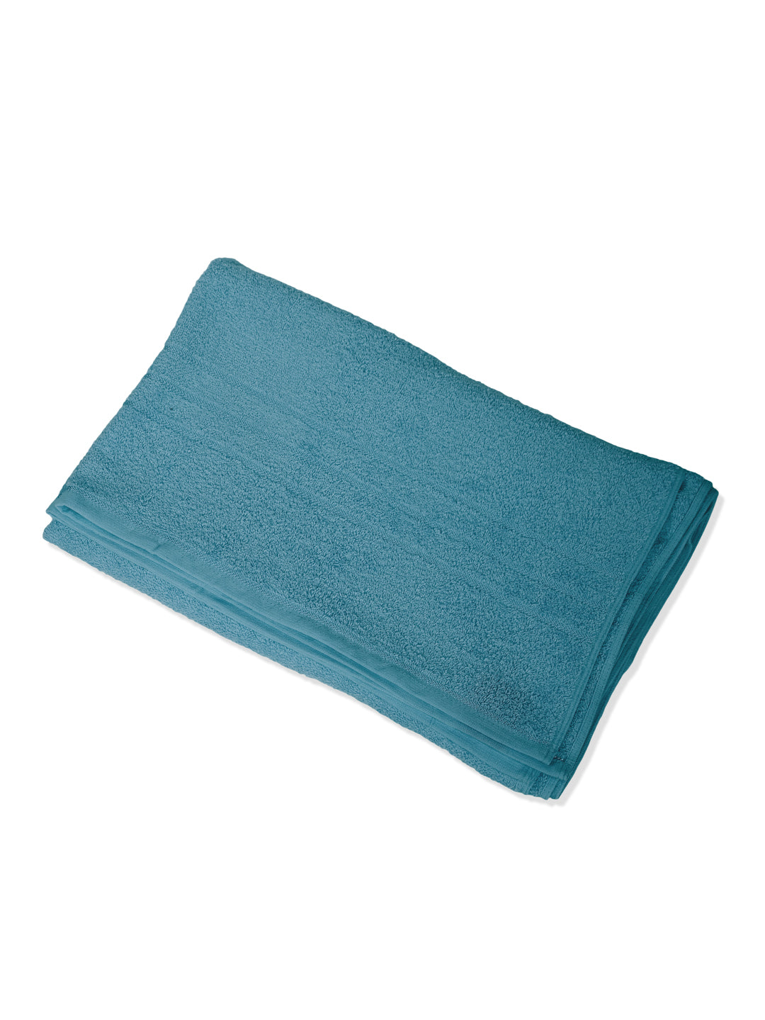 Blue Pure Cotton Solid 340 GSM Car Towel 1 Piece (Soho Collection)