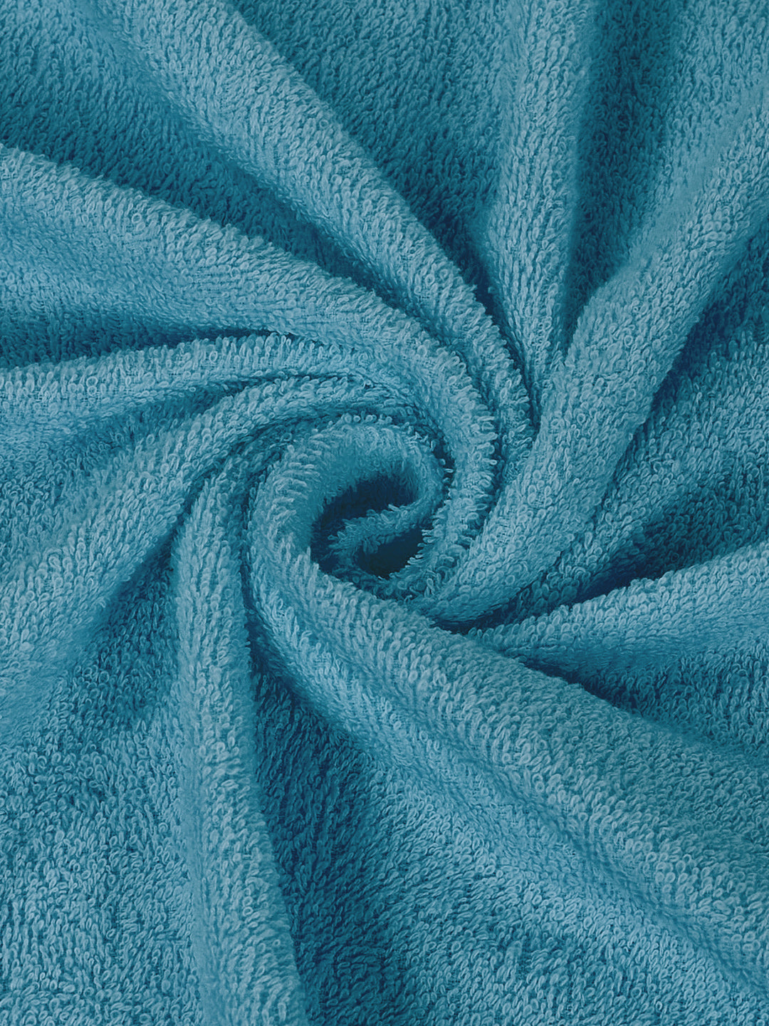 Blue Pure Cotton Solid 340 GSM Car Towel 1 Piece (Soho Collection)