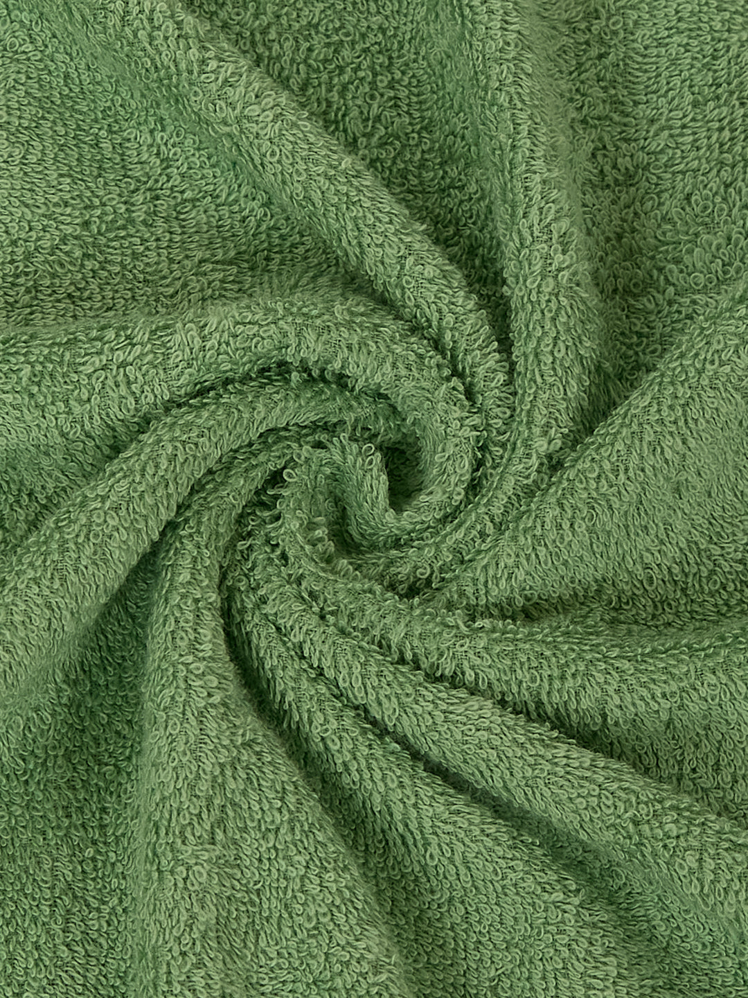 Green Pure Cotton Solid 340 GSM Car Towel 1 Piece (Soho Collection)