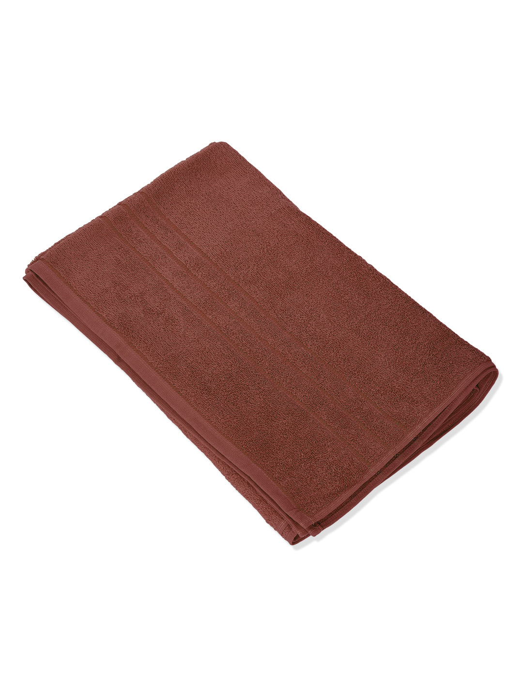 Rust Pure Cotton Solid 340 GSM Car Towel 1 Piece (Soho Collection)