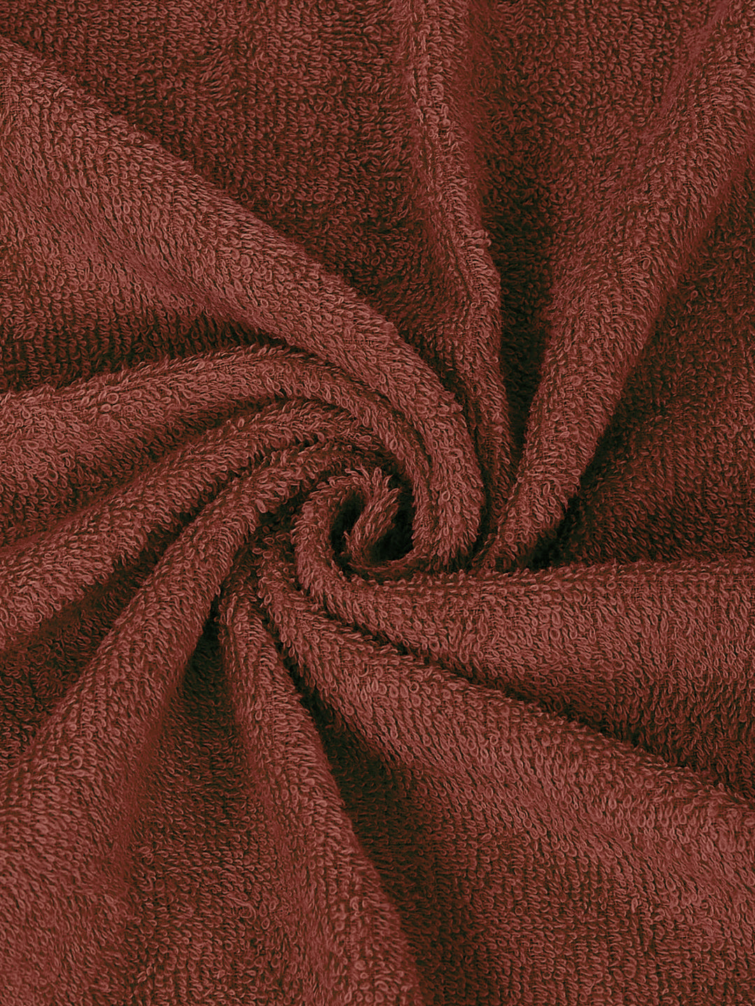 Rust Pure Cotton Solid 340 GSM Car Towel 1 Piece (Soho Collection)