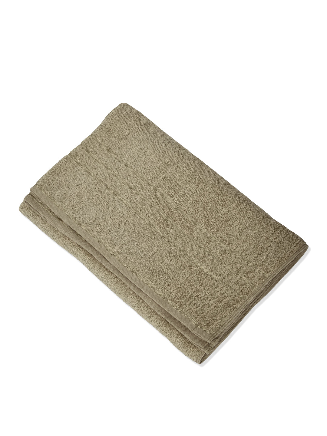 Beige Pure Cotton Solid 340 GSM Car Towel 1 Piece (Soho Collection)