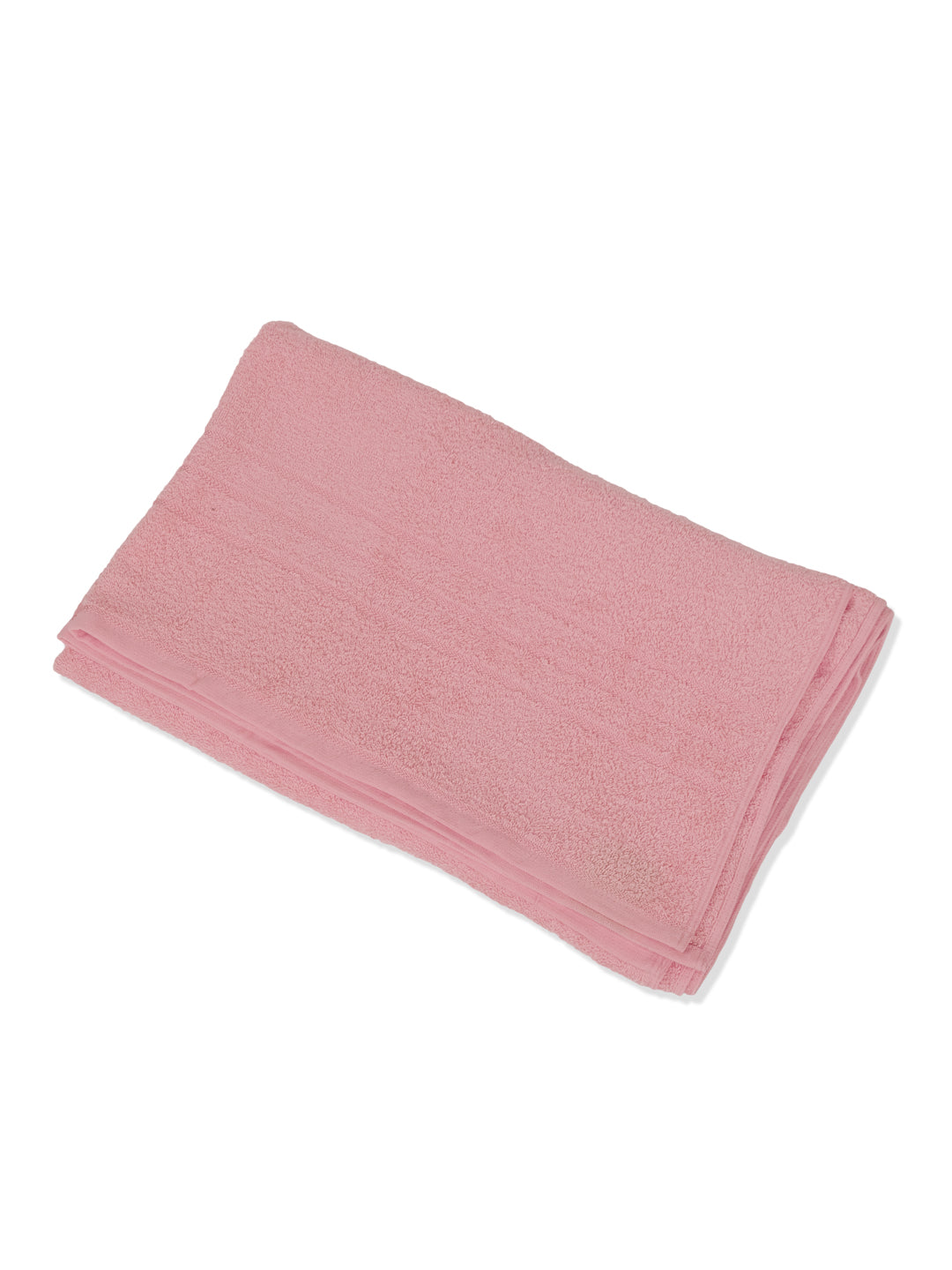 Pink Pure Cotton Solid 340 GSM Car Towel 1 Piece (Soho Collection)