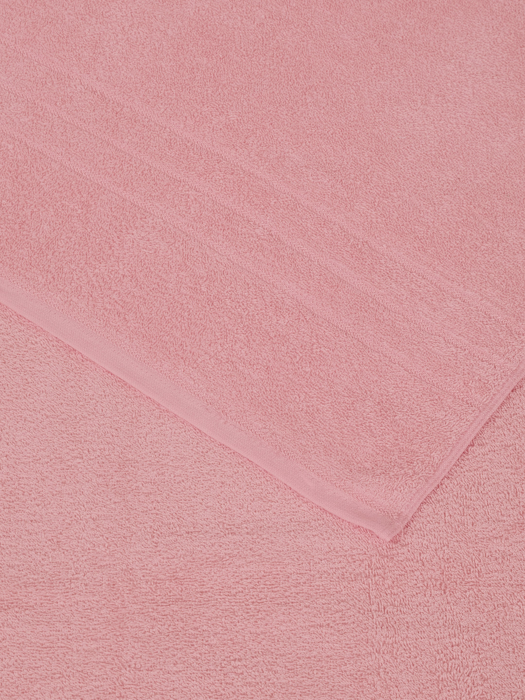 Pink Pure Cotton Solid 340 GSM Car Towel 1 Piece (Soho Collection)