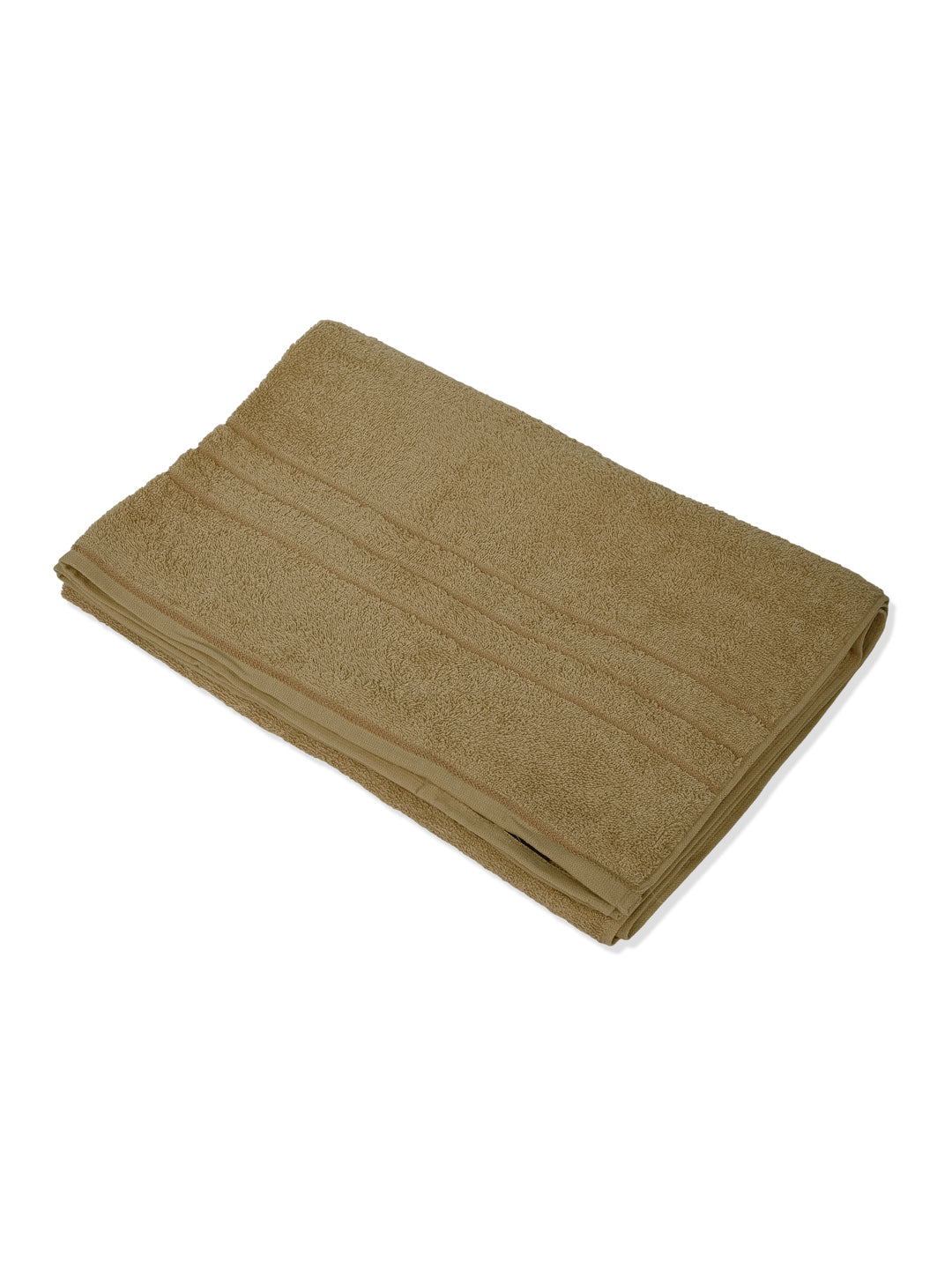 Khaki Pure Cotton Solid 340 GSM Car Towel 1 Piece (Soho Collection)