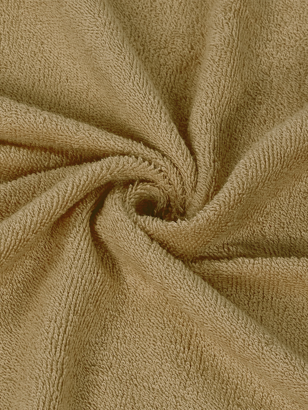 Khaki Pure Cotton Solid 340 GSM Car Towel 1 Piece (Soho Collection)
