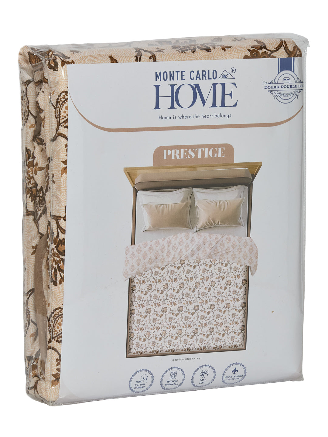 Prestige Collection Premium Floral Print 3 Ply 136 TC Double Bed Dohar