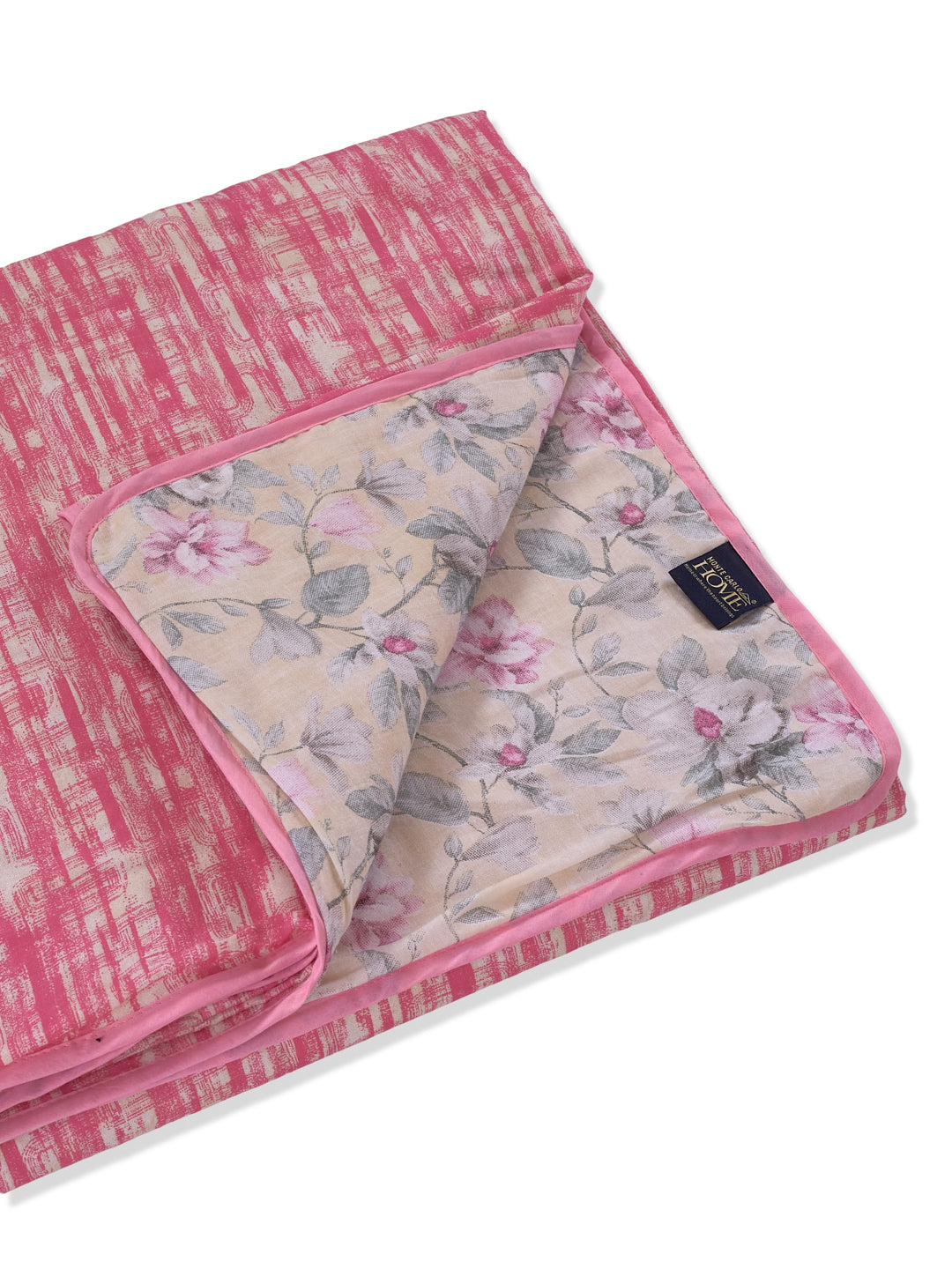 Prestige Collection Premium Floral Print 3 Ply 136 TC Double Bed Dohar