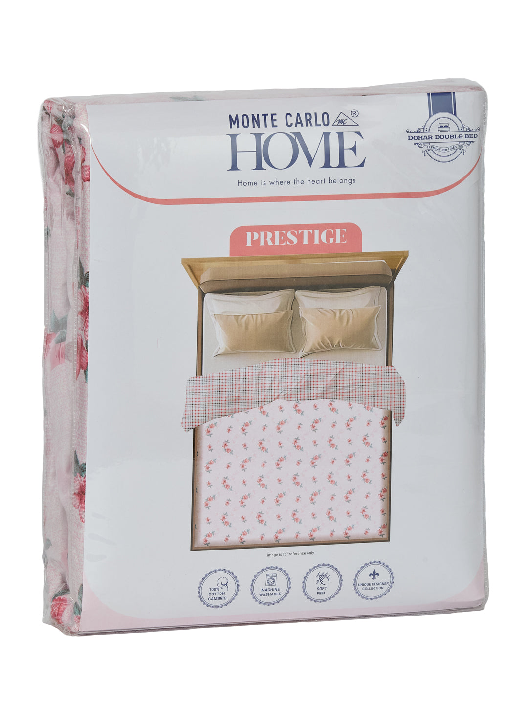Prestige Collection Premium Floral Print 3 Ply 136 TC Double Bed Dohar