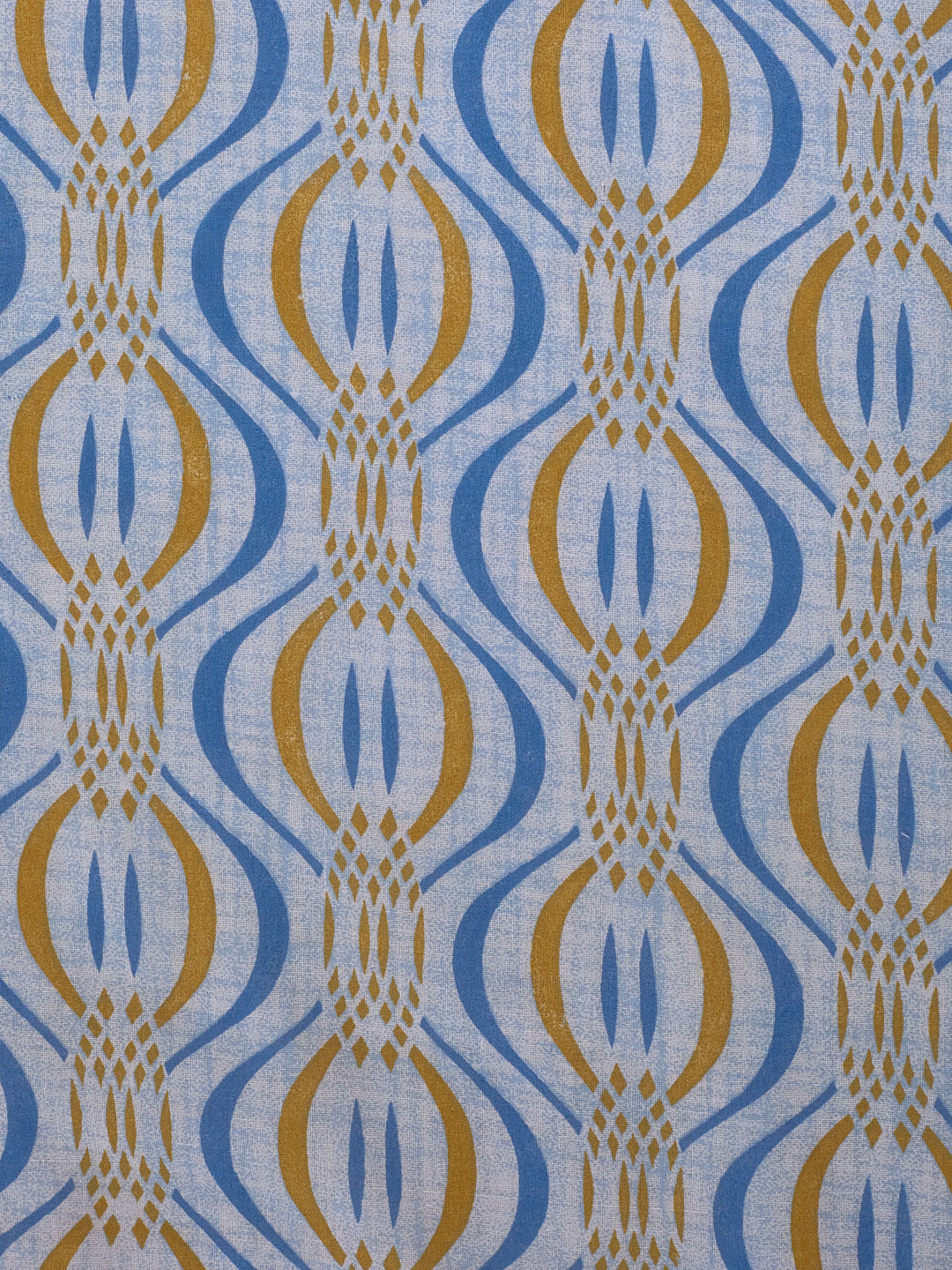 Prestige Collection Premium Vertical Wave Print 3 Ply 136 TC Double Bed Dohar