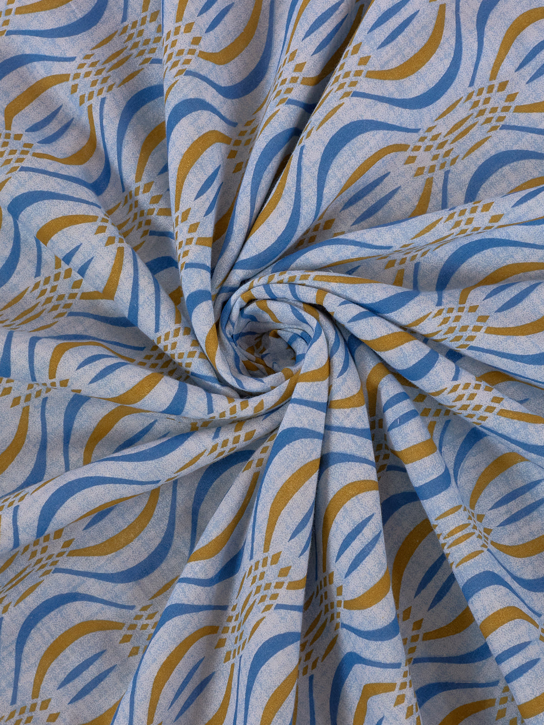 Prestige Collection Premium Vertical Wave Print 3 Ply 136 TC Double Bed Dohar