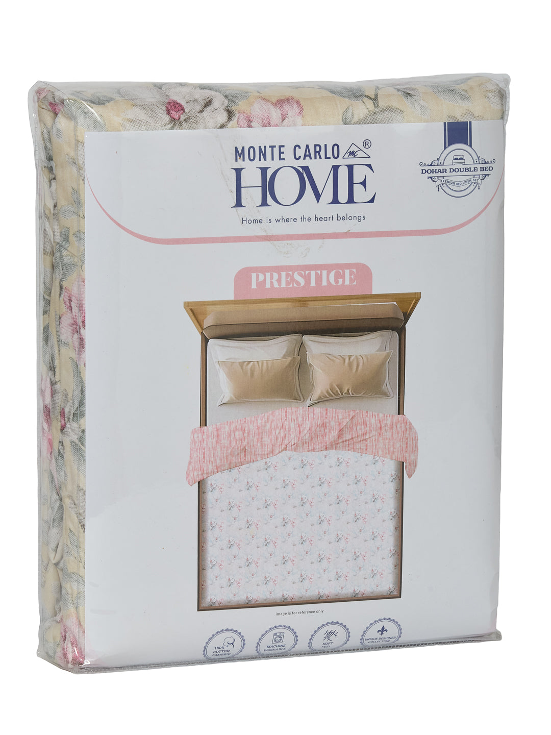 Prestige Collection Premium Floral Print 3 Ply 136 TC Double Bed Dohar