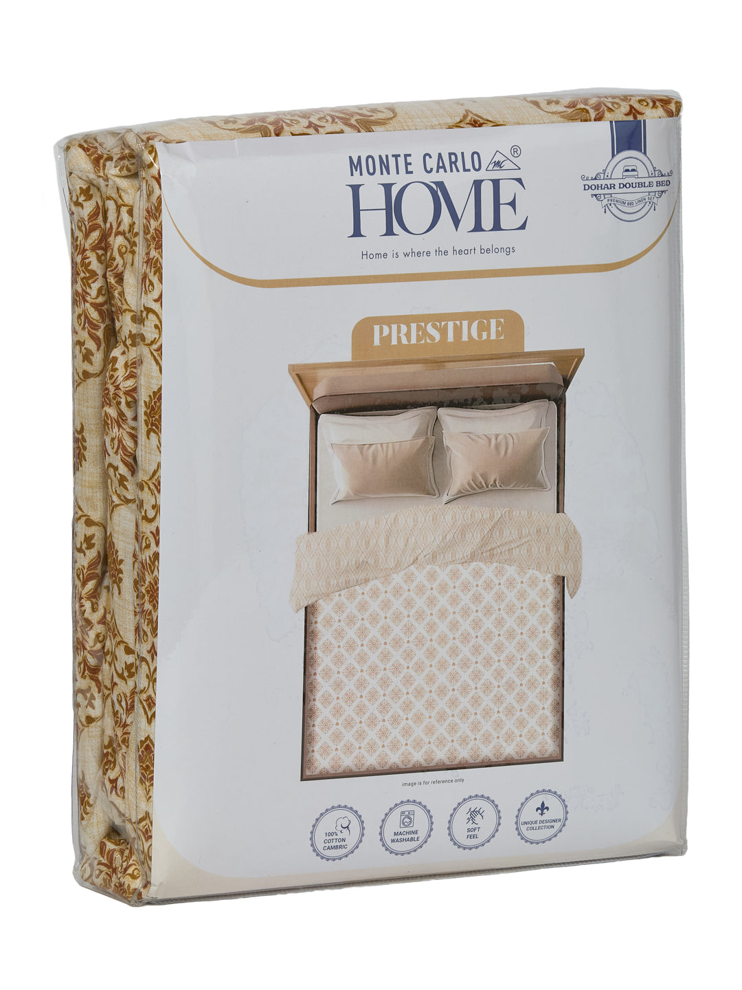 Prestige Collection Premium Diamond Texture 3 Ply 136 TC Double Bed Dohar