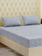 144 TC Pure Cotton King Size Bedsheet with 2 Pillow Covers Prestige Collection