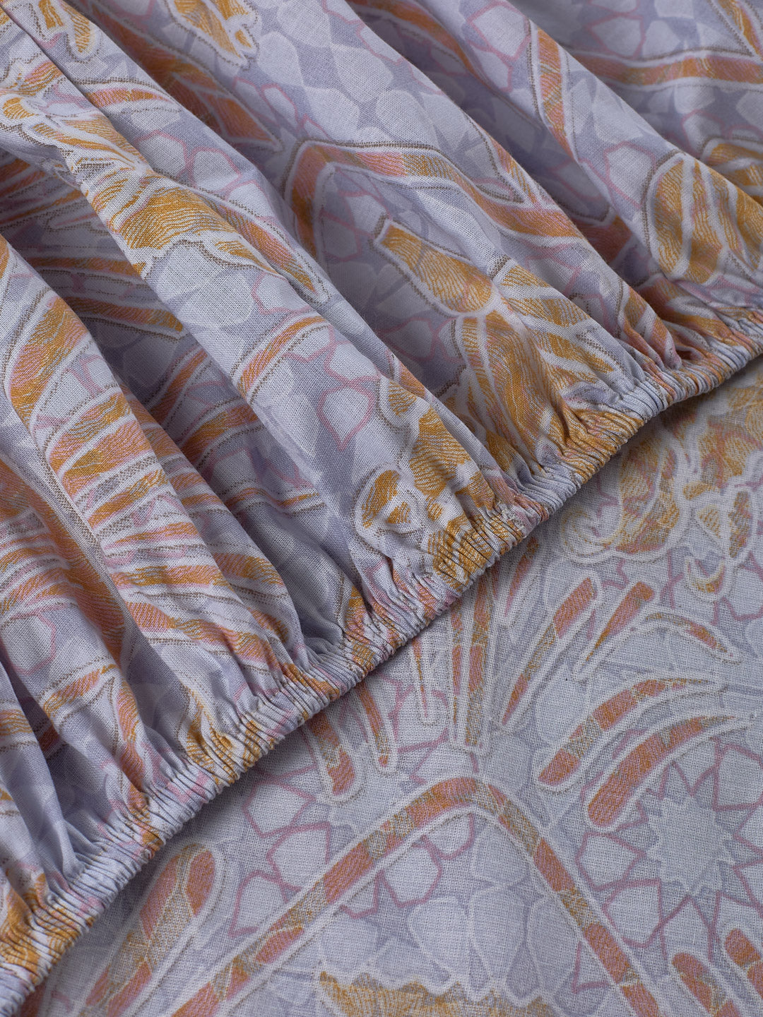 144 TC Pure Cotton King Size Bedsheet with 2 Pillow Covers Prestige Collection