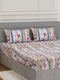 144 TC Pure Cotton King Size Bedsheet with 2 Pillow Covers Prestige Collection