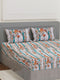 144 TC Pure Cotton King Size Bedsheet with 2 Pillow Covers Prestige Collection