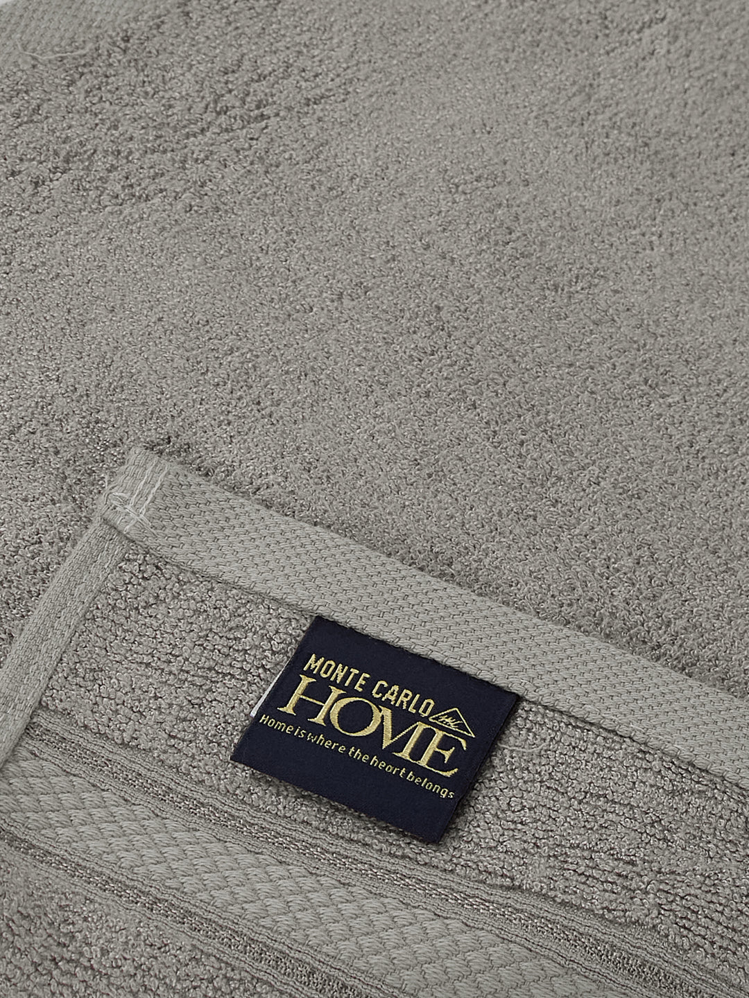 Luxury Grey Solid 600 GSM Face Towel 4 Pc Set (Eco Bamboo Collection)