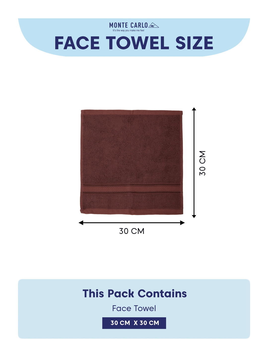 Luxury Deep Taupe Solid 600 GSM Face Towel 4 Pc Set (Eco Bamboo Collection)