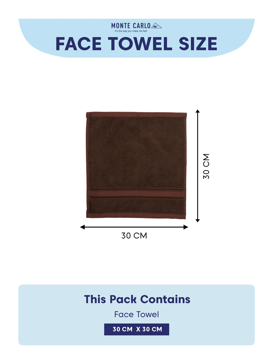Luxury Camel Brown Solid 600 GSM Face Towel 4 Pc Set (Eco Bamboo Collection)